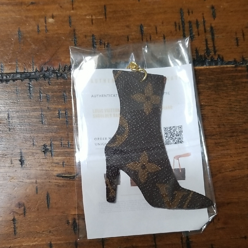 Brown Heeled Boots Keychain